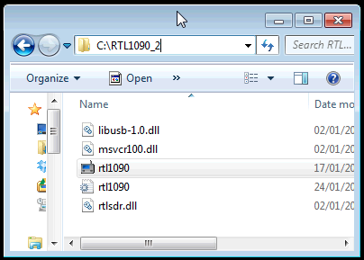 A second copy of RTL1090 on one computer. The folder is a duplicate or C:\RTL1090 but is name C:\RTL1090_2.