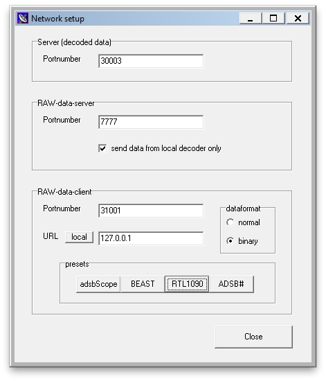 how to det up port forwarding planeplotter