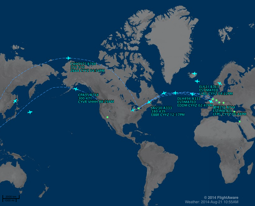 MyFlightAware Map for Twitter